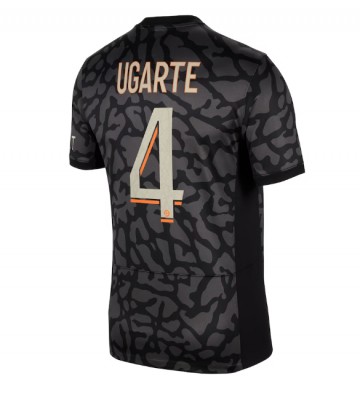 Paris Saint-Germain Manuel Ugarte #4 Replica Third Stadium Shirt 2023-24 Short Sleeve
